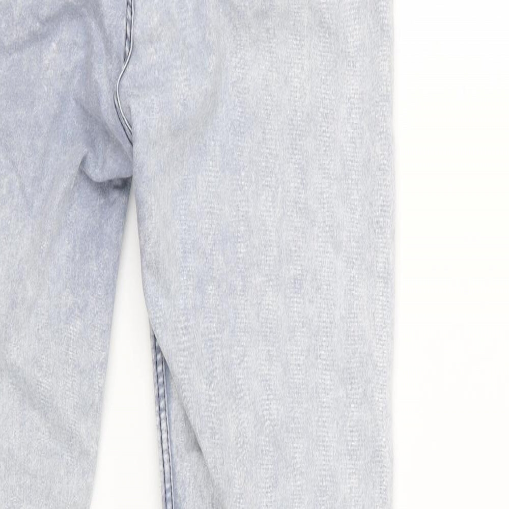 Divided by H&M Womens Blue  Denim Straight Jeans Size 10 L30.5 in