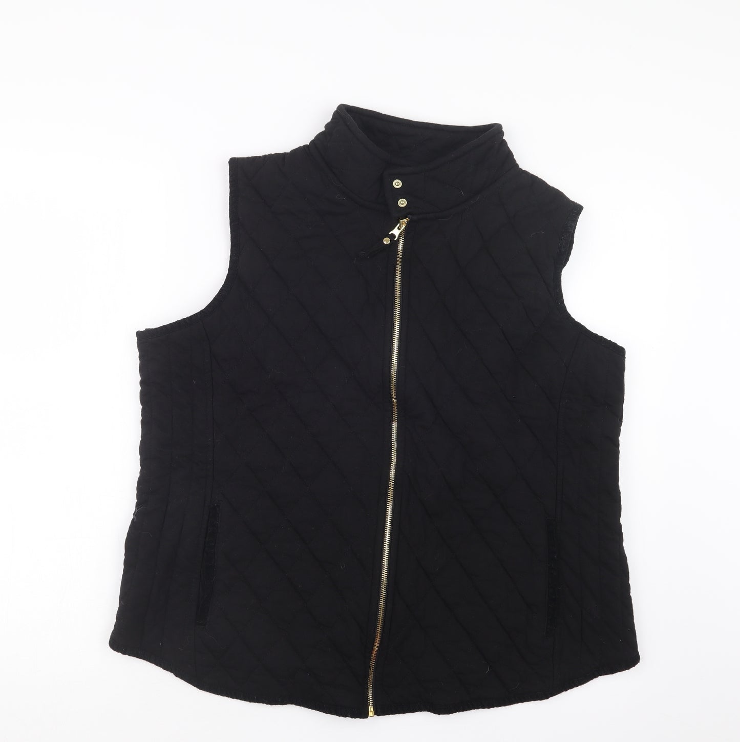 Bonmarché Womens Black   Gilet Jacket Size 22