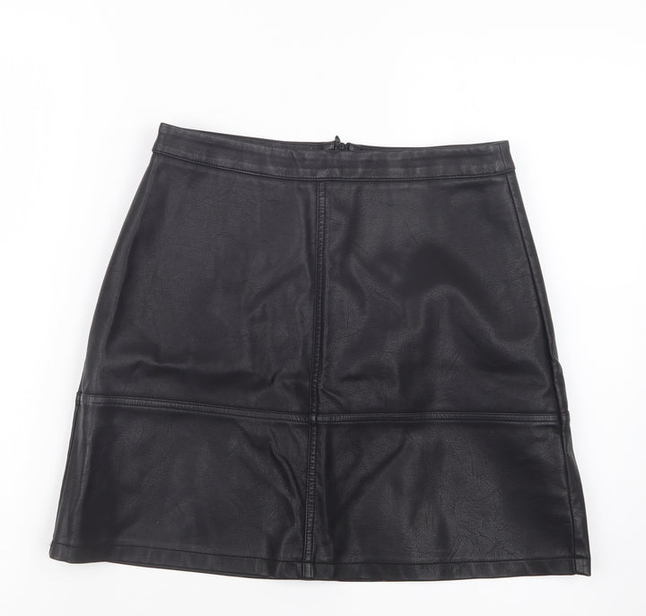 New Look Womens Black Straight & Pencil Skirt Size 10