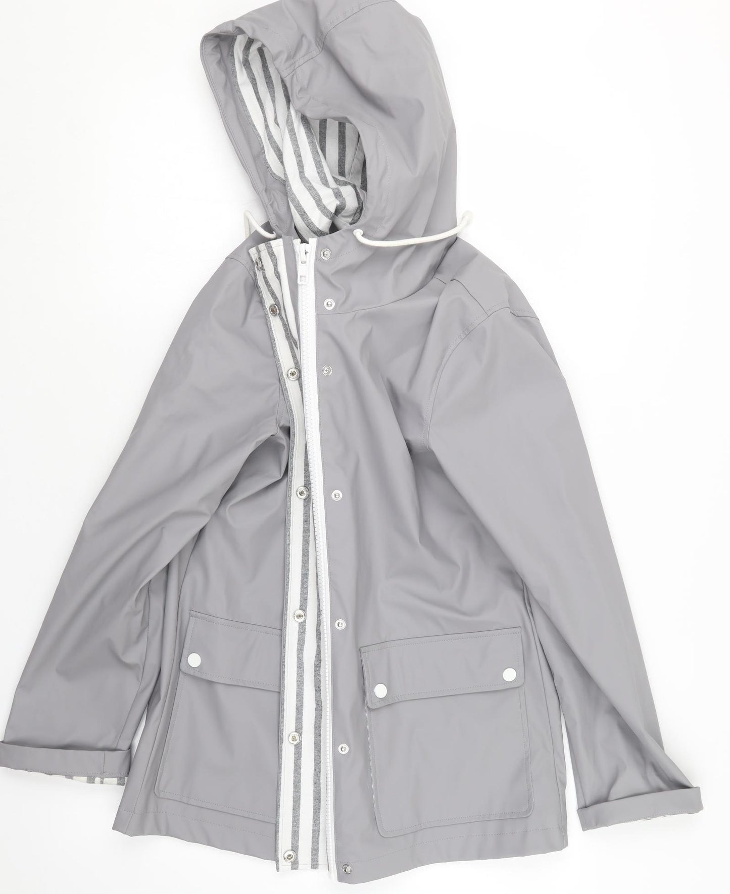 Topshop Womens Grey   Jacket  Size 10