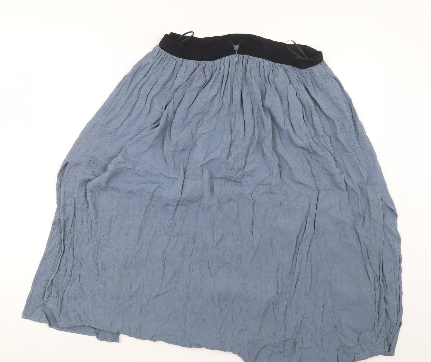 Topshop Womens Blue   A-Line Skirt Size 12