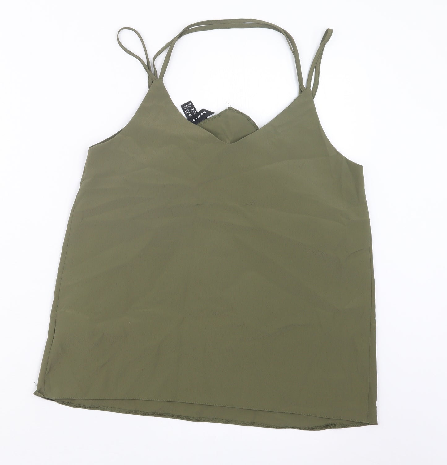 New Look Womens Green   Basic Tank Size 10