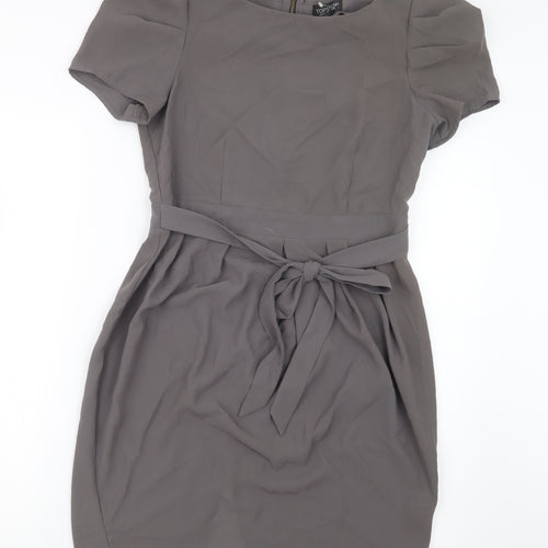 Topshop Womens Grey   T-Shirt Dress  Size 12