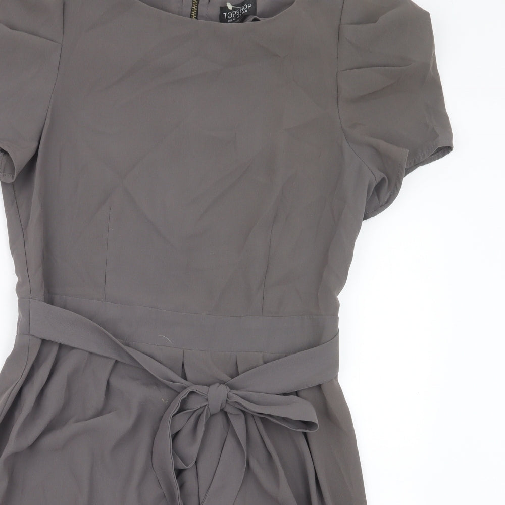 Topshop Womens Grey   T-Shirt Dress  Size 12