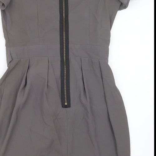 Topshop Womens Grey   T-Shirt Dress  Size 12