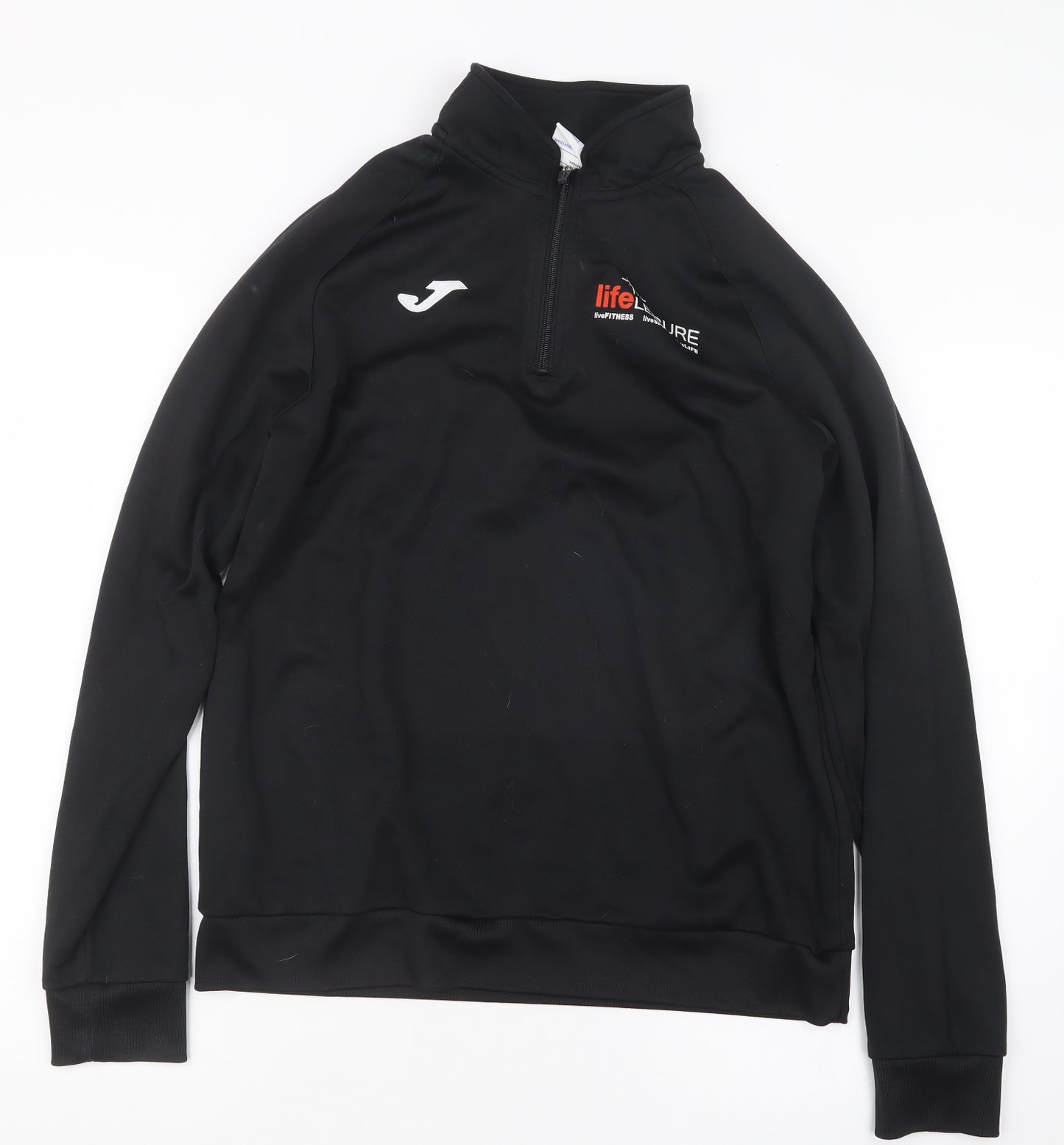 Joma Mens Black   Pullover Sweatshirt Size L