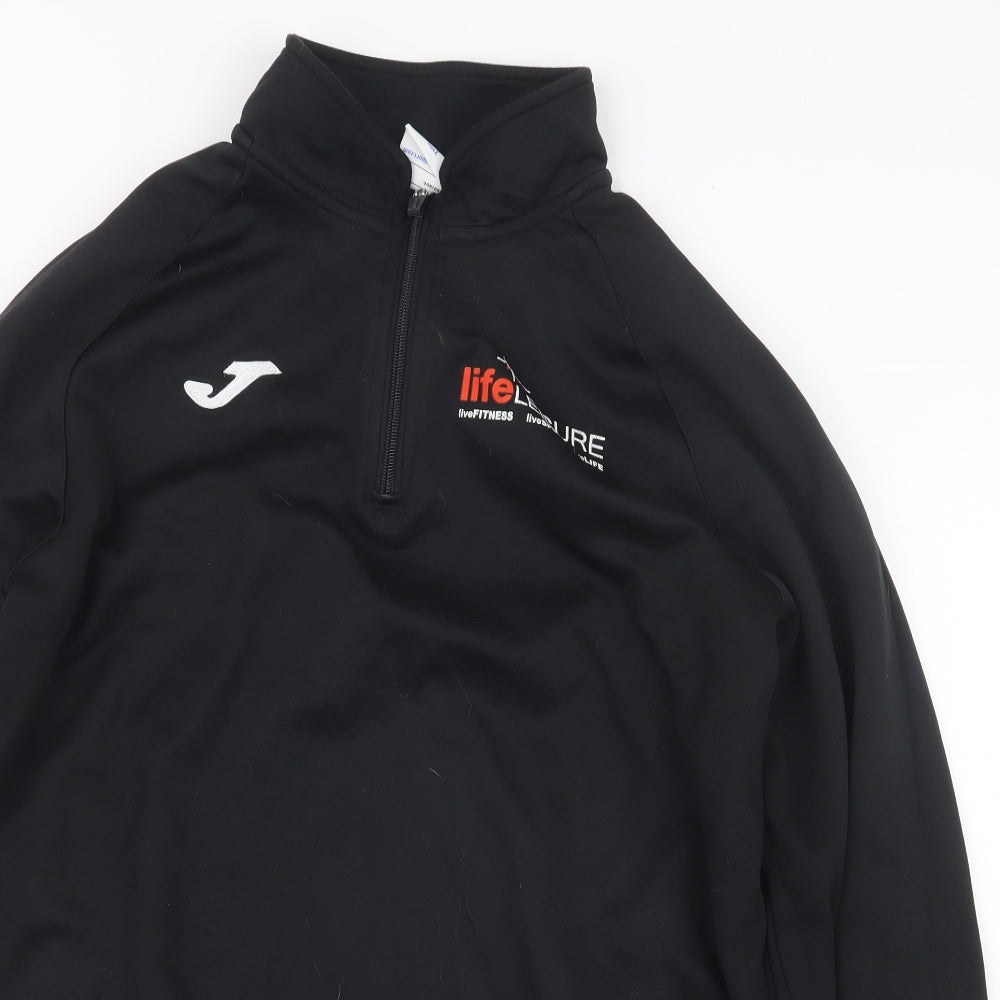 Joma Mens Black   Pullover Sweatshirt Size L