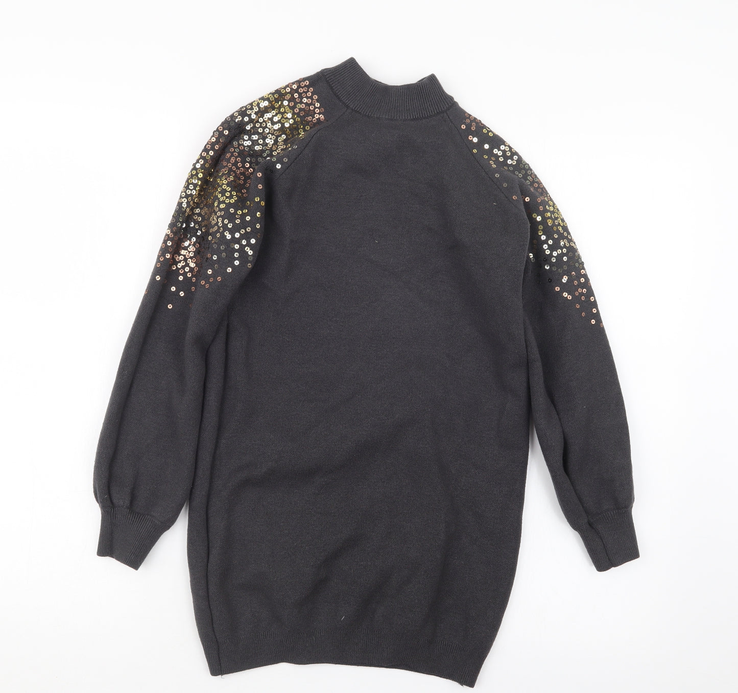 NEXT Girls Grey   Pullover Jumper Size 12 Years