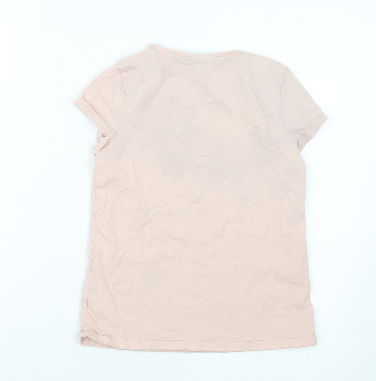 George Girls Pink   Basic T-Shirt Size 10-11 Years