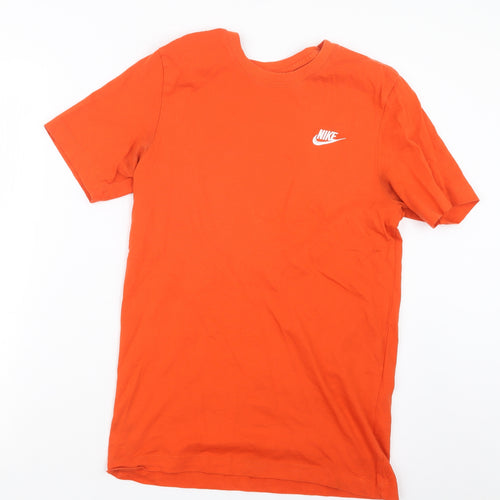 Nike Mens Orange    T-Shirt Size S