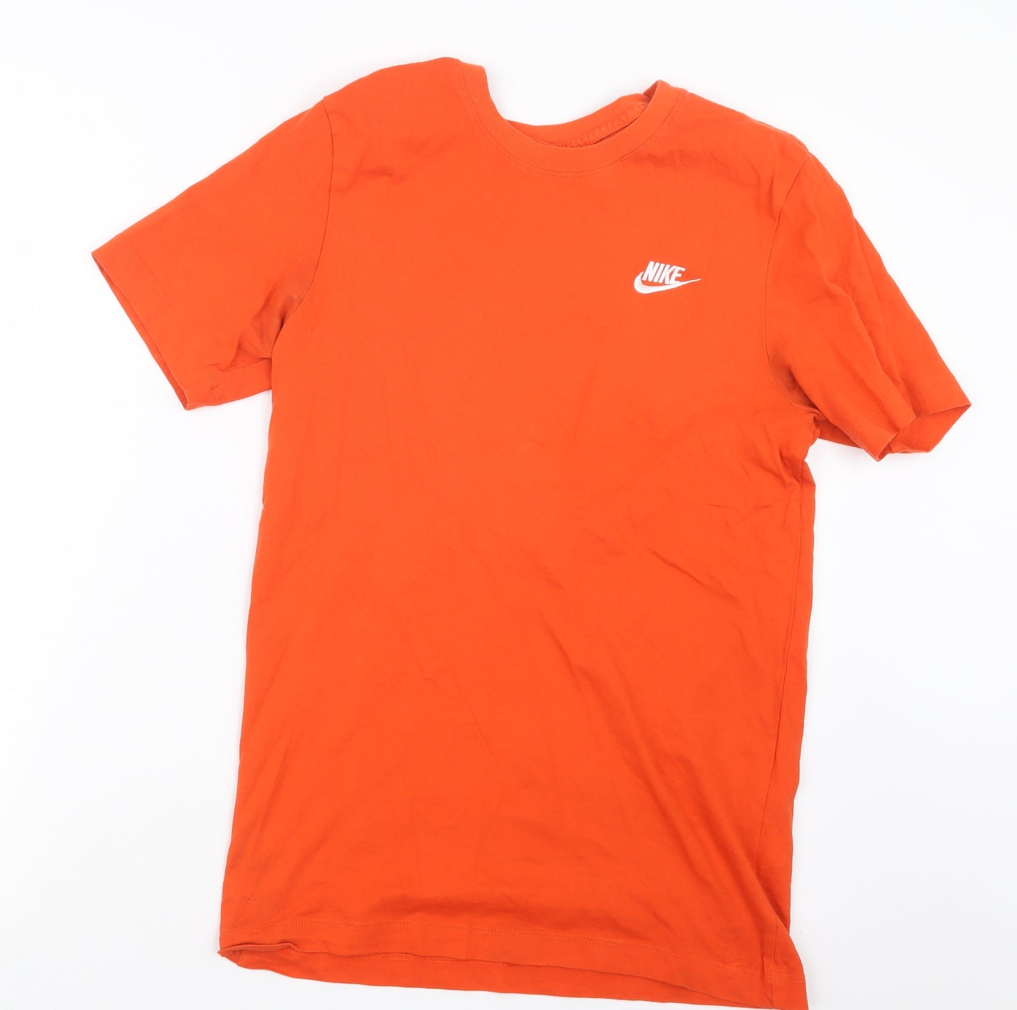 Nike Mens Orange    T-Shirt Size S