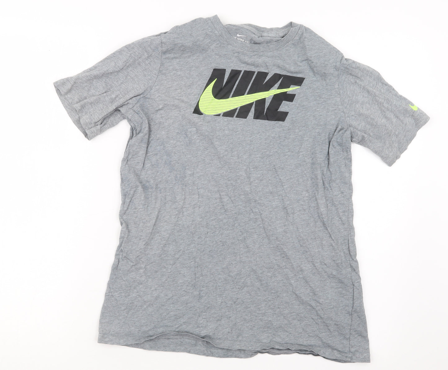 Nike Boys Grey   Basic T-Shirt Size 13-14 Years