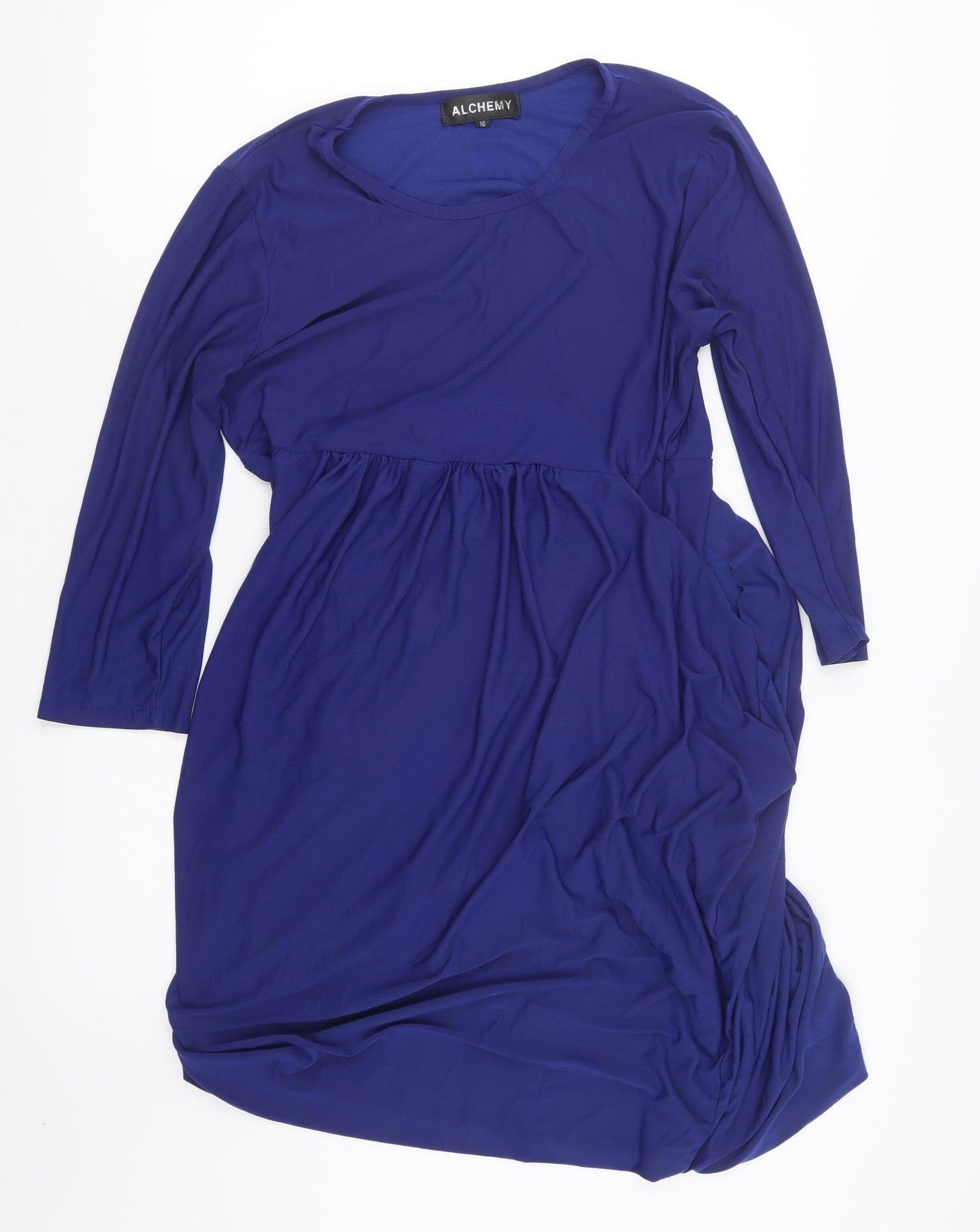 Alchemy Womens Blue   T-Shirt Dress  Size 16