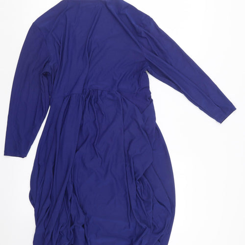 Alchemy Womens Blue   T-Shirt Dress  Size 16