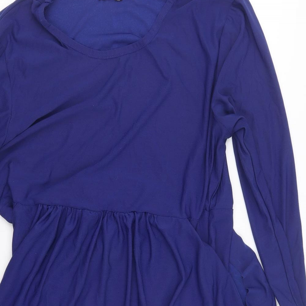 Alchemy Womens Blue   T-Shirt Dress  Size 16