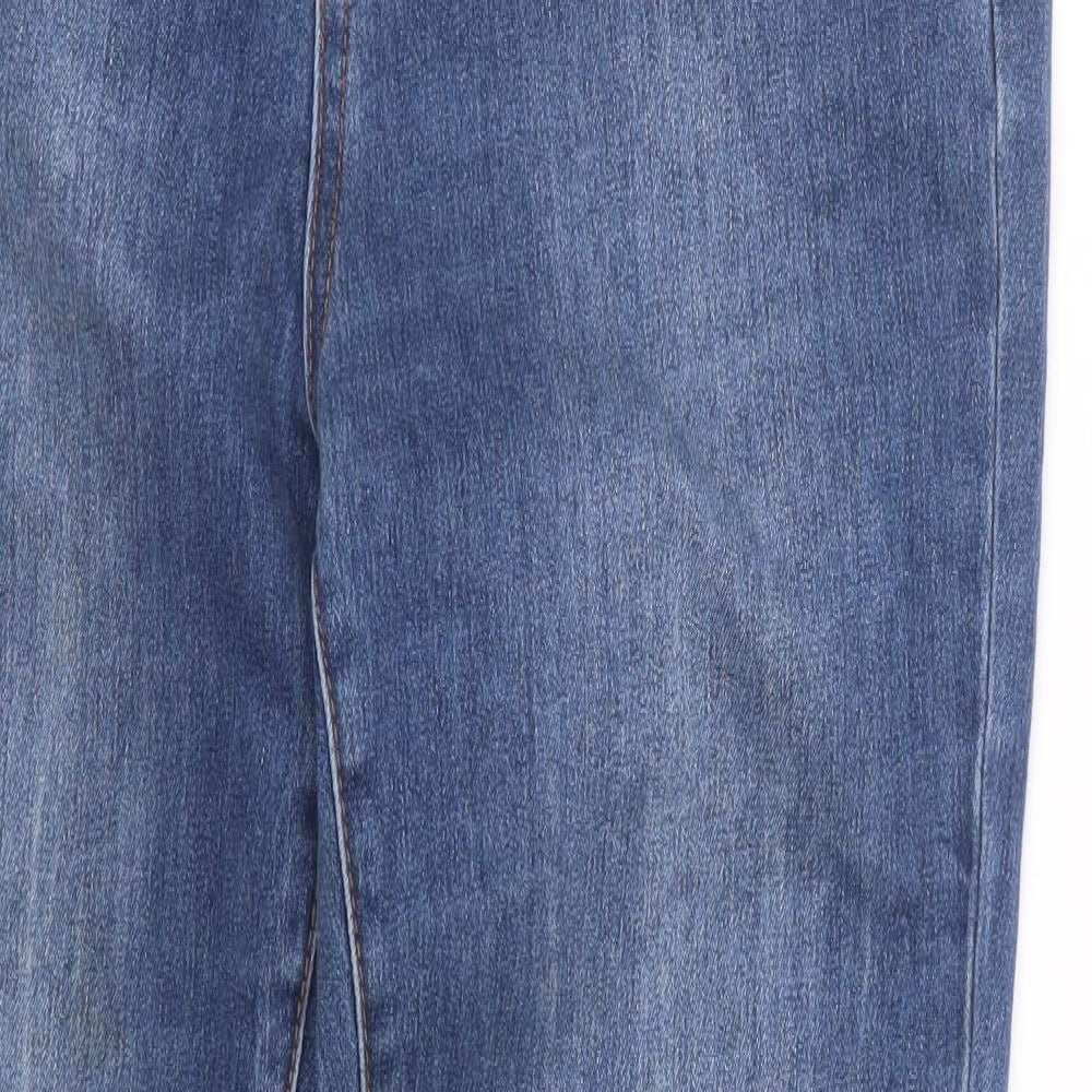 Yes Yes Womens Blue  Denim Straight Jeans Size 12 L27.5 in