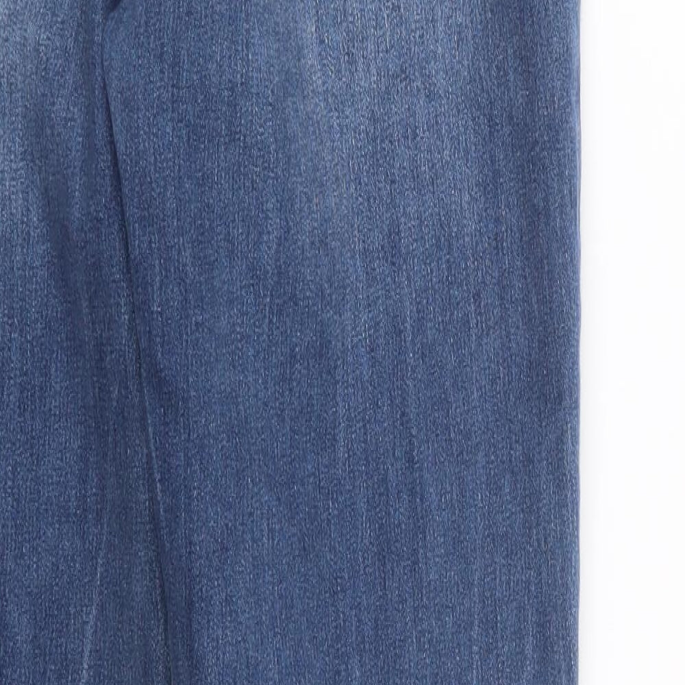 Yes Yes Womens Blue  Denim Straight Jeans Size 12 L27.5 in