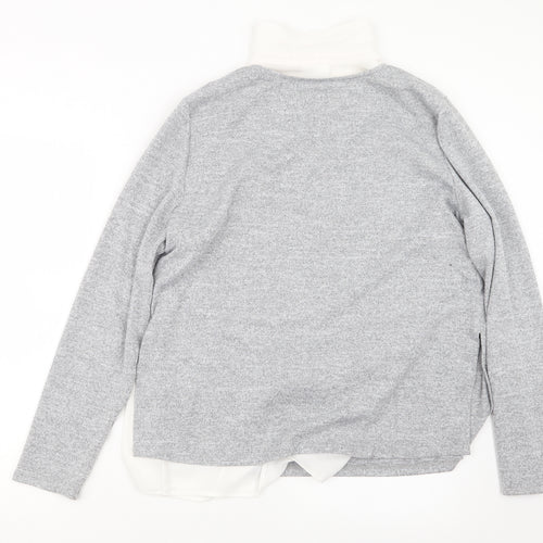 C&A Womens Grey  Knit Pullover Jumper Size 14