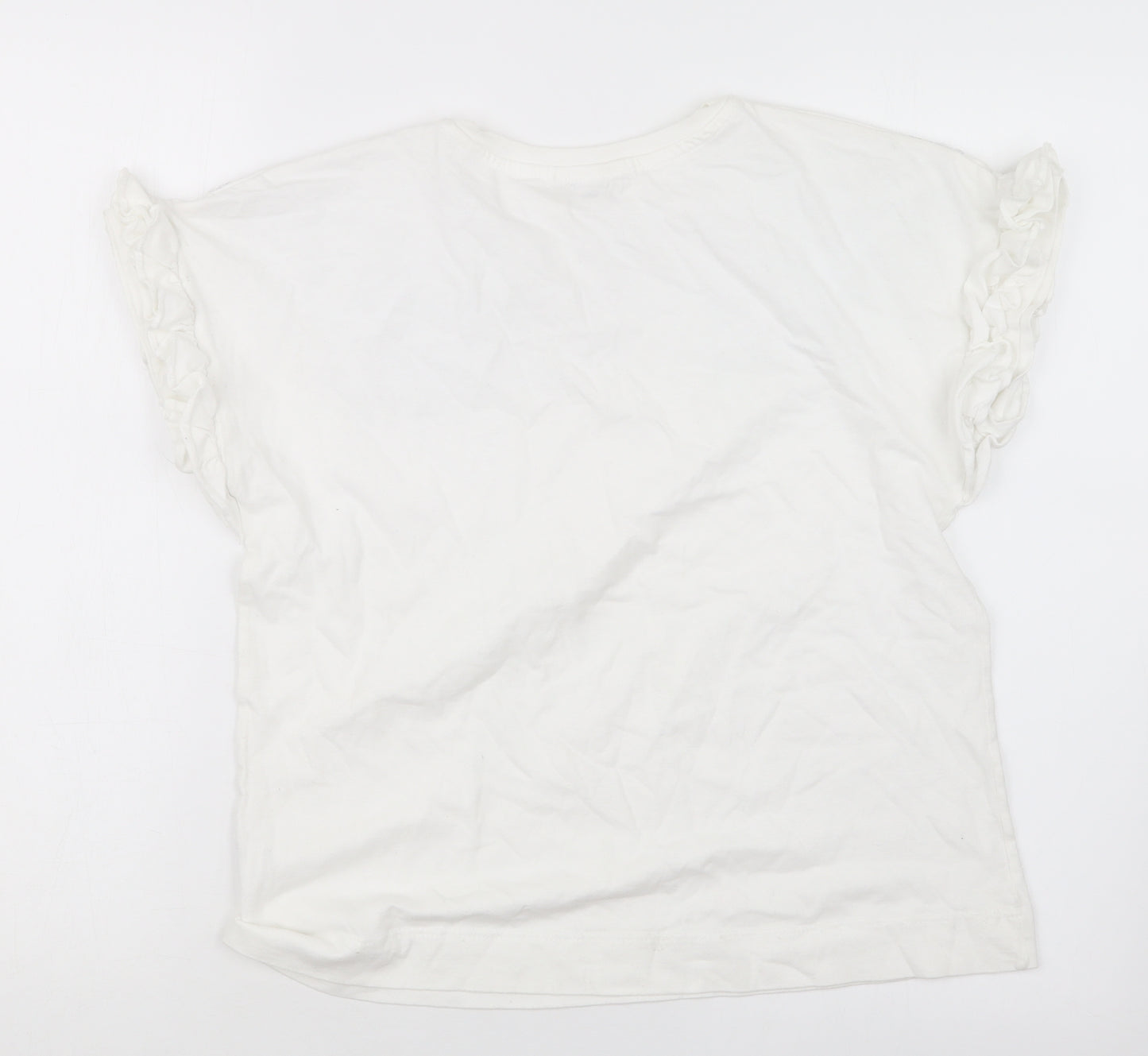 River Island Girls White   Basic T-Shirt Size 11-12 Years