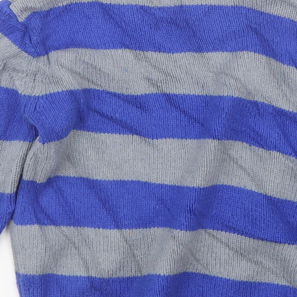 Gap Boys Blue  Knit Pullover Jumper Size 4 Years