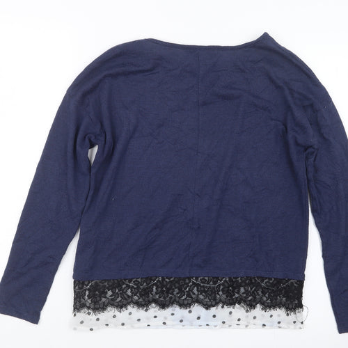 Dorothy Perkins Womens Blue   Pullover Jumper Size 8