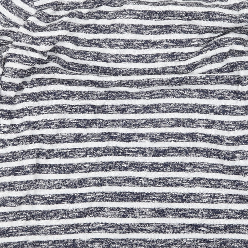 Red Herring Womens Blue Striped  Pullover Jumper Size 14