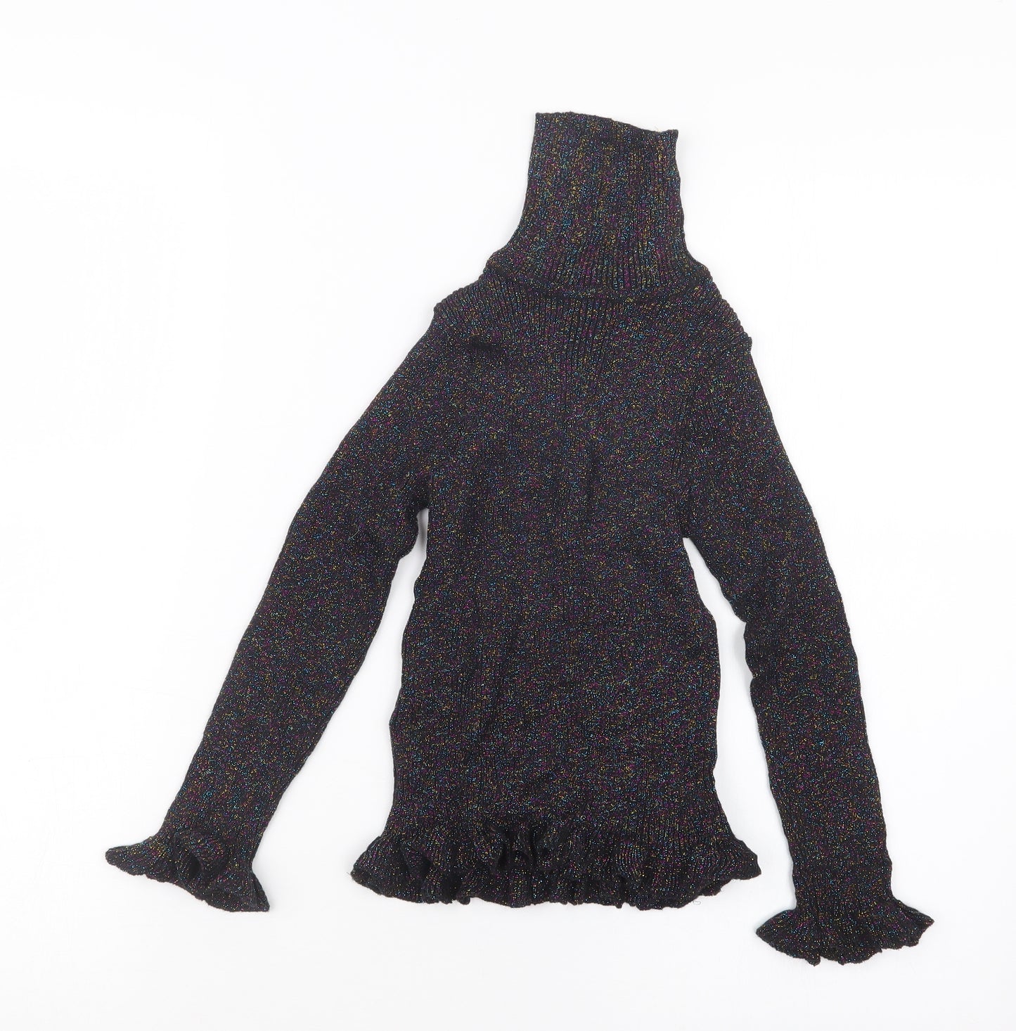 Primark Girls Black   Pullover Jumper Size 6-7 Years