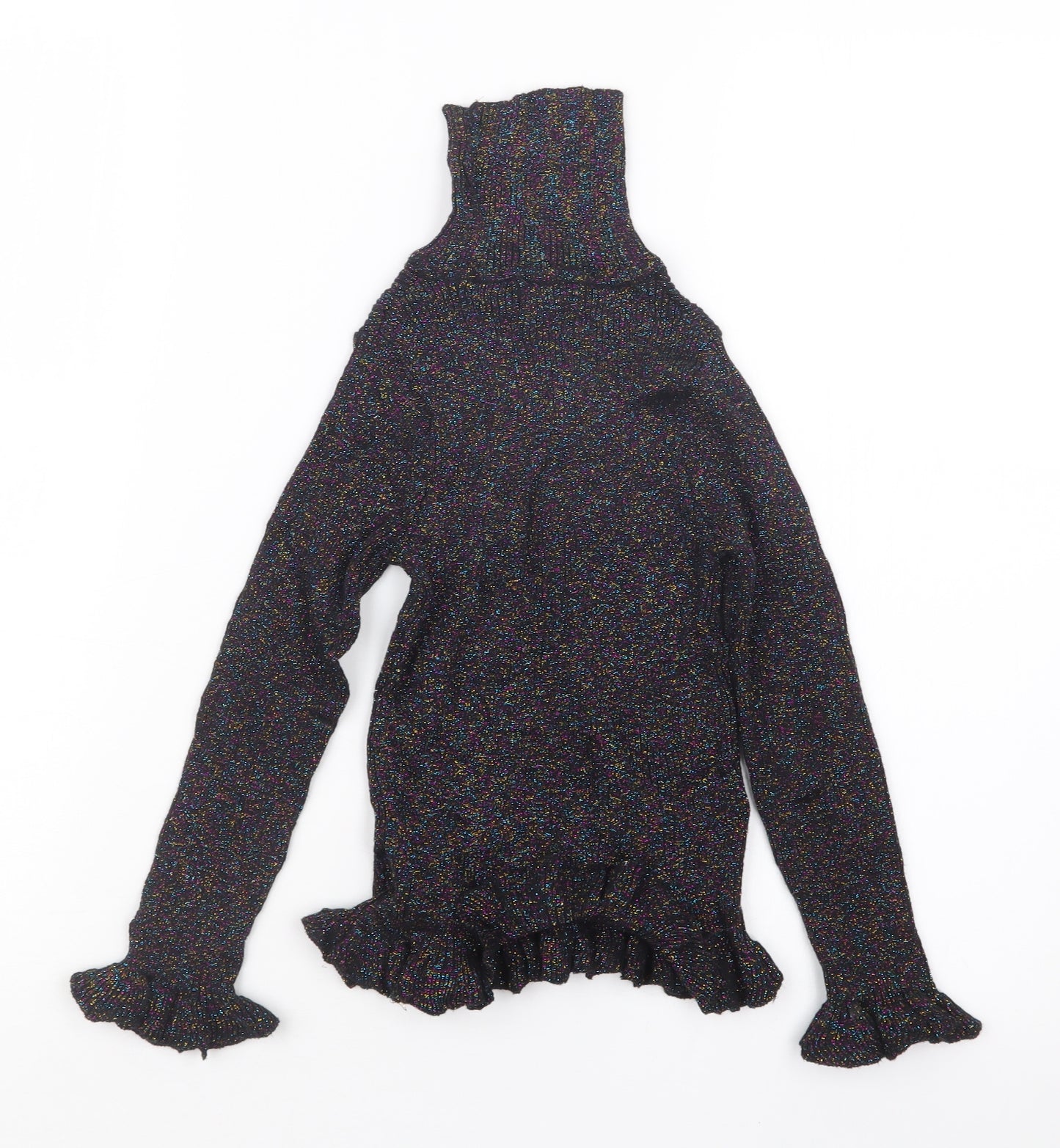 Primark Girls Black   Pullover Jumper Size 6-7 Years