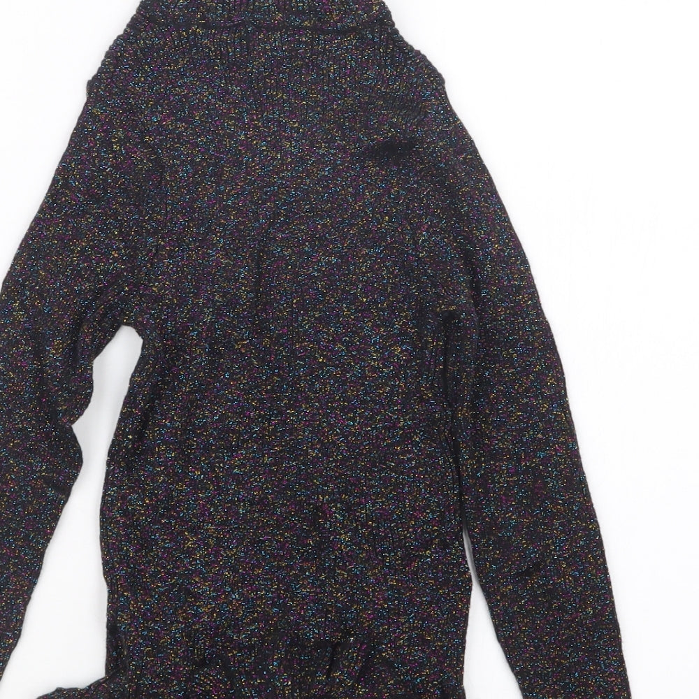 Primark Girls Black   Pullover Jumper Size 6-7 Years