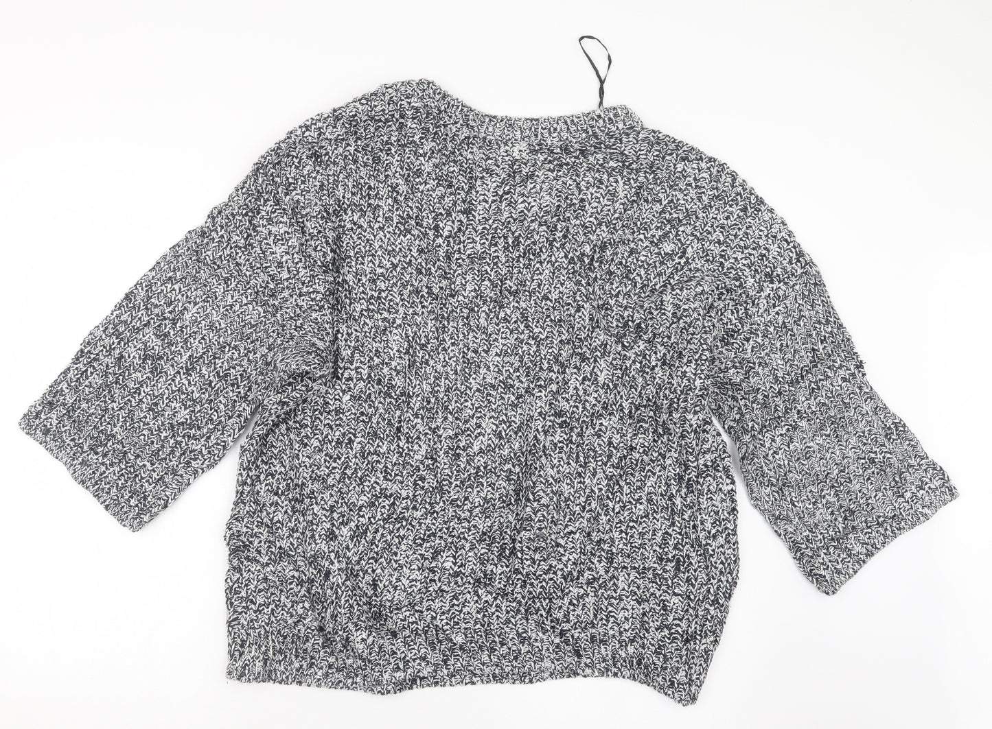 H&M Womens Blue  Knit Pullover Jumper Size S