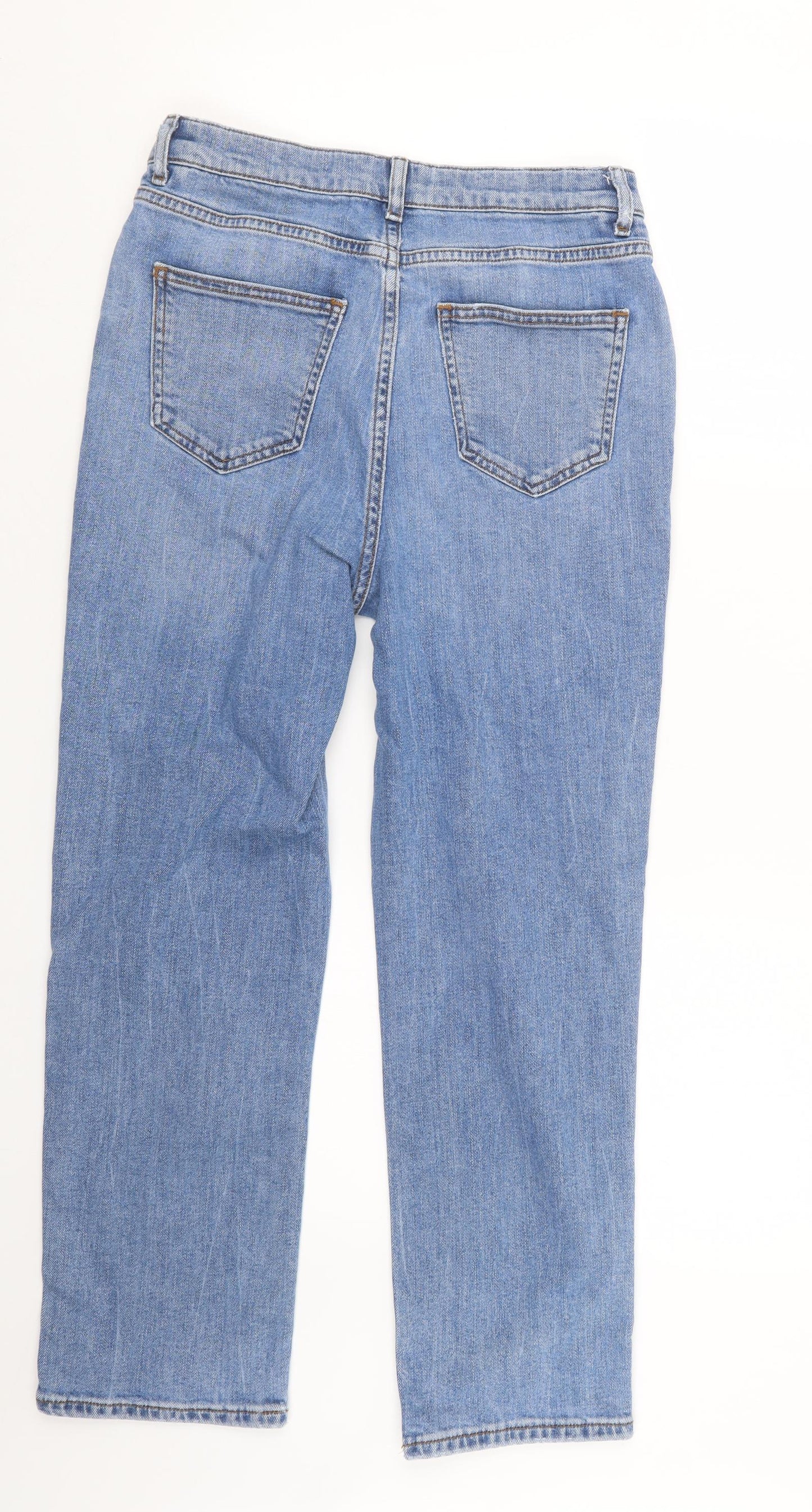 New Look Womens Blue  Denim Straight Jeans Size 10 L25 in