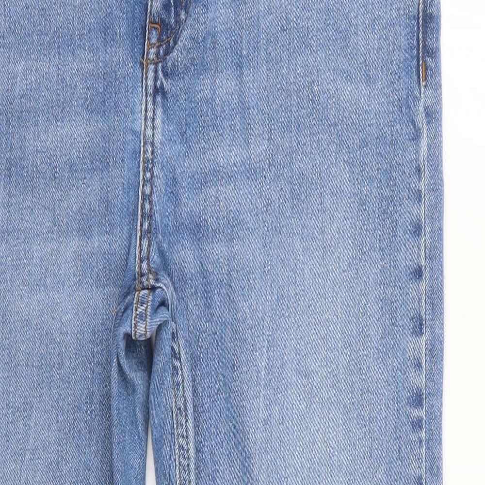 New Look Womens Blue  Denim Straight Jeans Size 10 L25 in