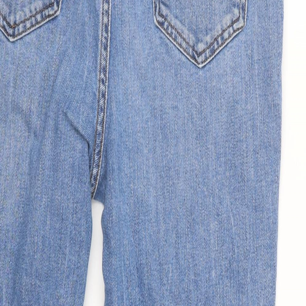 New Look Womens Blue  Denim Straight Jeans Size 10 L25 in
