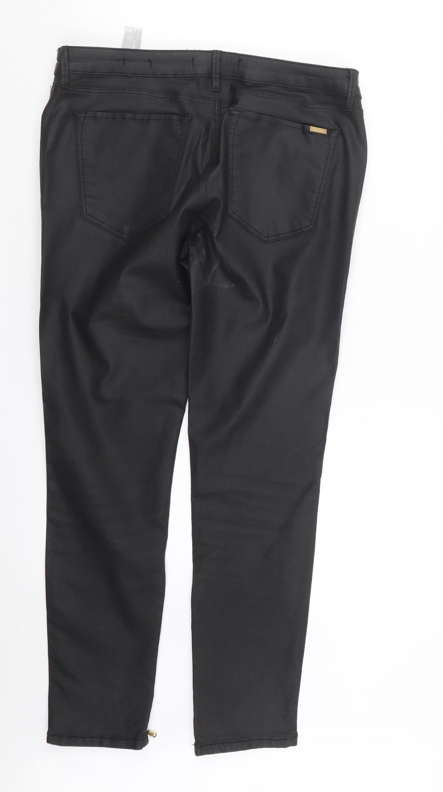 Zara Womens Black   Trousers  Size 12 L27 in