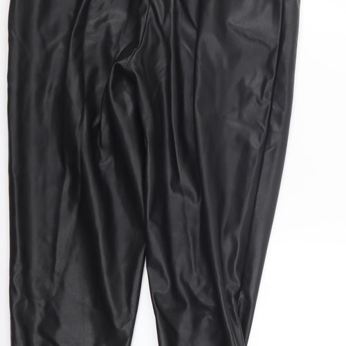 New Look Womens Black   Trousers  Size 10 L26.5 in