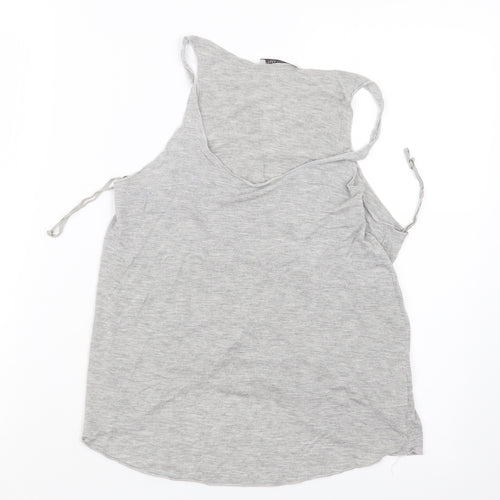 Zara Womens Grey   Basic Tank Size M