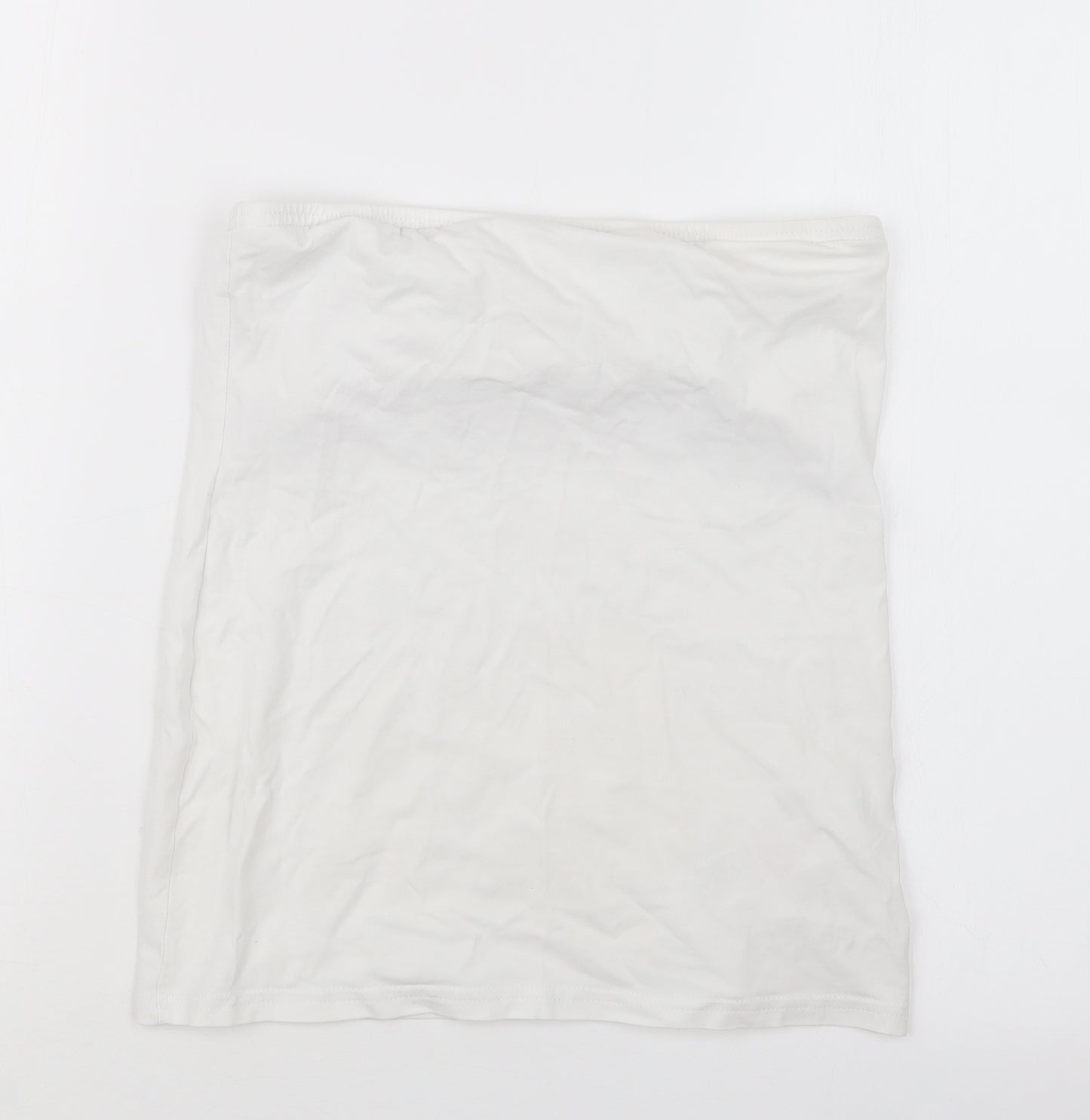 New Look Womens White   Basic T-Shirt Size M