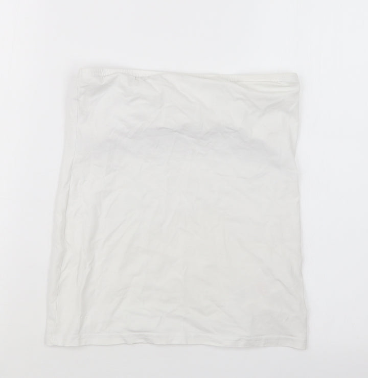 New Look Womens White   Basic T-Shirt Size M