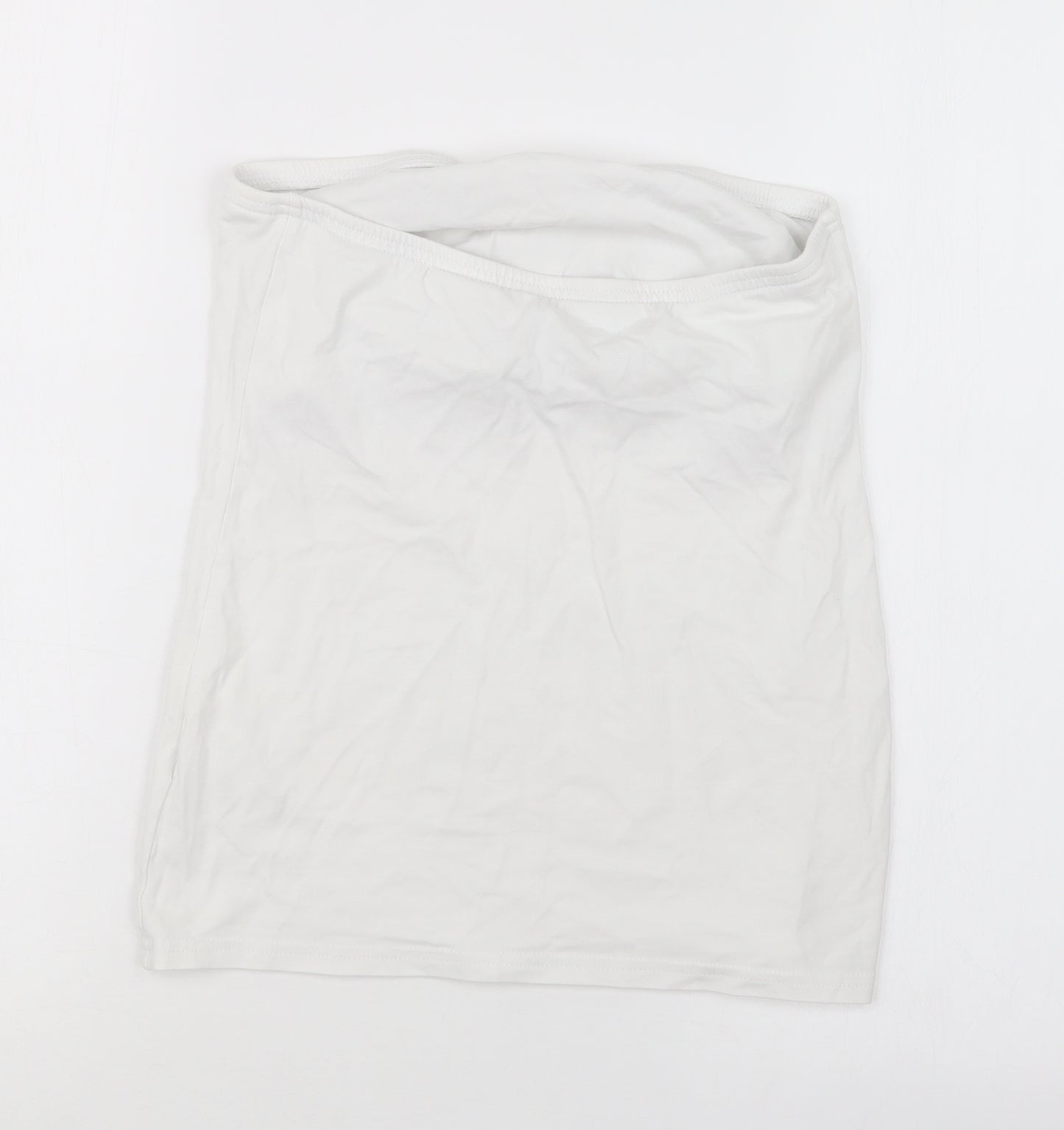 New Look Womens White   Basic T-Shirt Size M