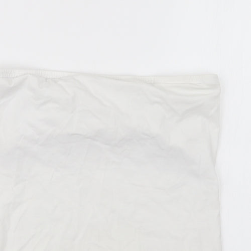 New Look Womens White   Basic T-Shirt Size M