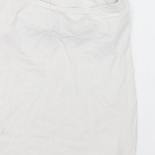 New Look Womens White   Basic T-Shirt Size M
