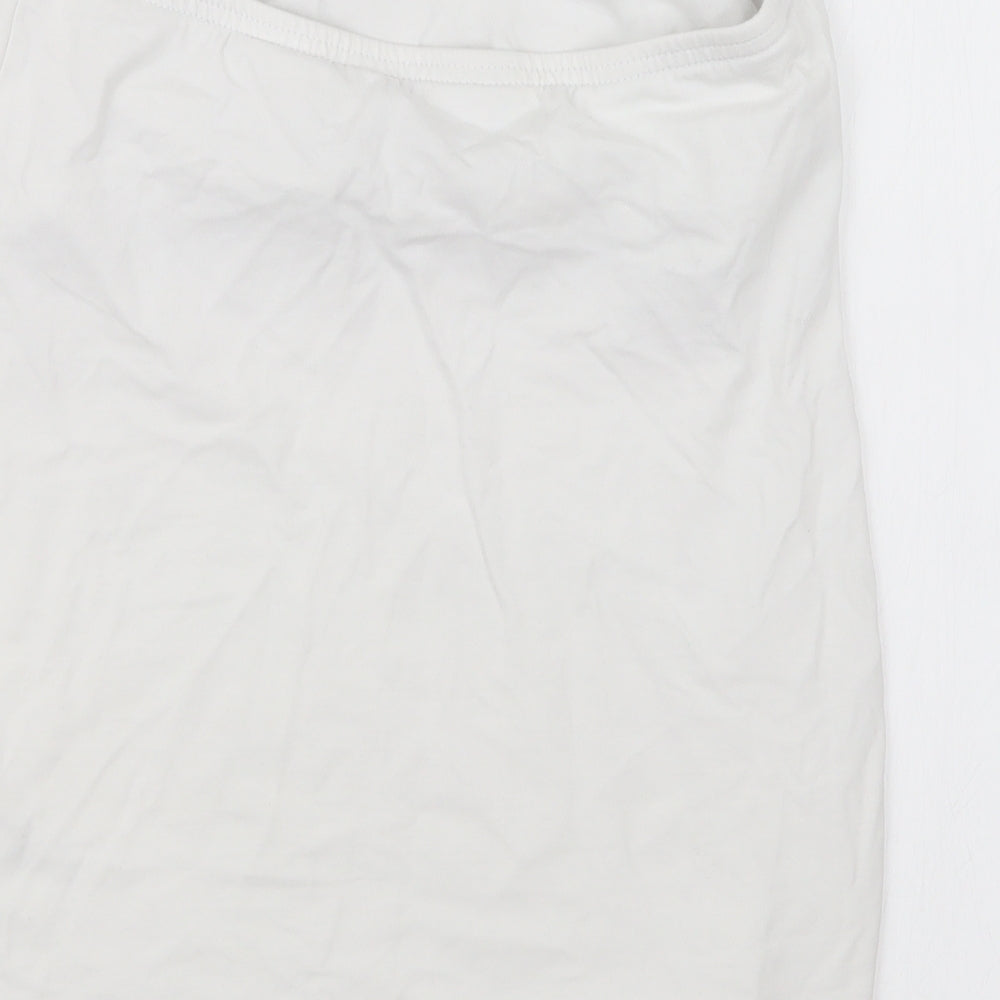 New Look Womens White   Basic T-Shirt Size M