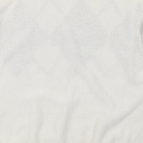 NEXT Womens White  Knit Pullover Jumper Size 12