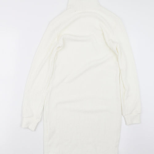 Preworn Womens White   Pullover Jumper Size M  - Long