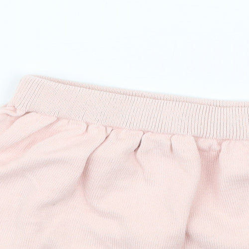 Primark Girls Pink  Knit A-Line Skirt Size 3-4 Years - Christmas