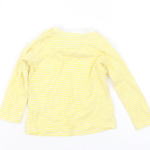 Lupilu Baby Yellow Striped  Basic T-Shirt Size 6-9 Months