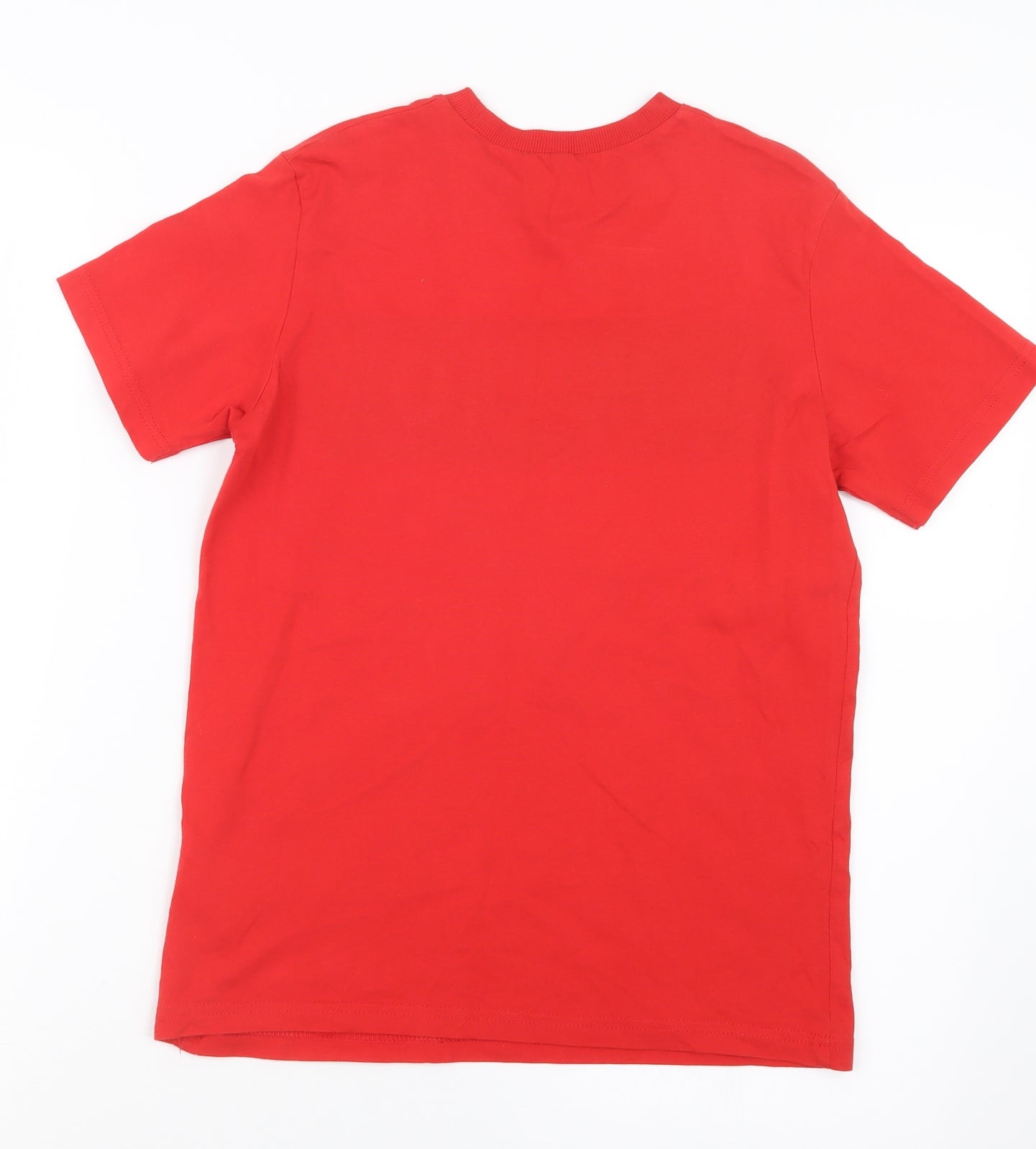 United Colors of Benetton Boys Red   Basic T-Shirt Size 10-11 Years