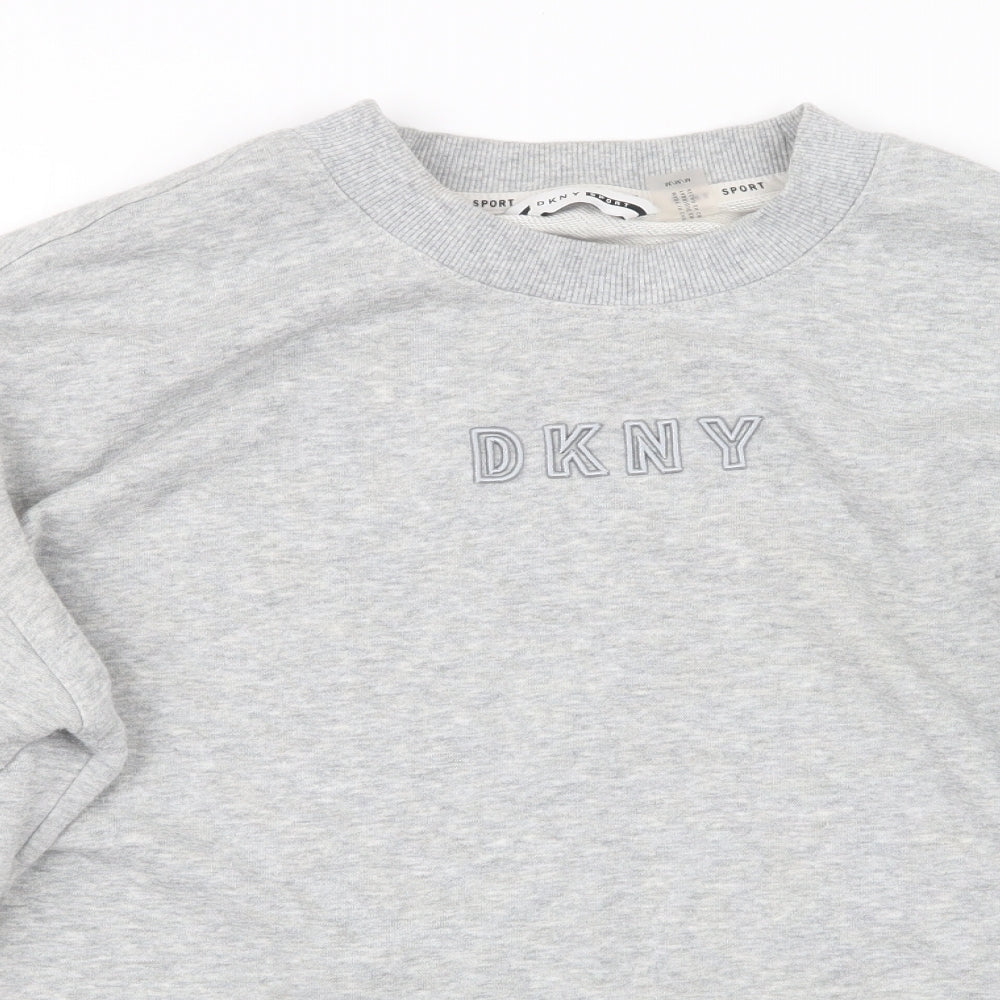 DKNY Womens Grey   Pullover Jumper Size M