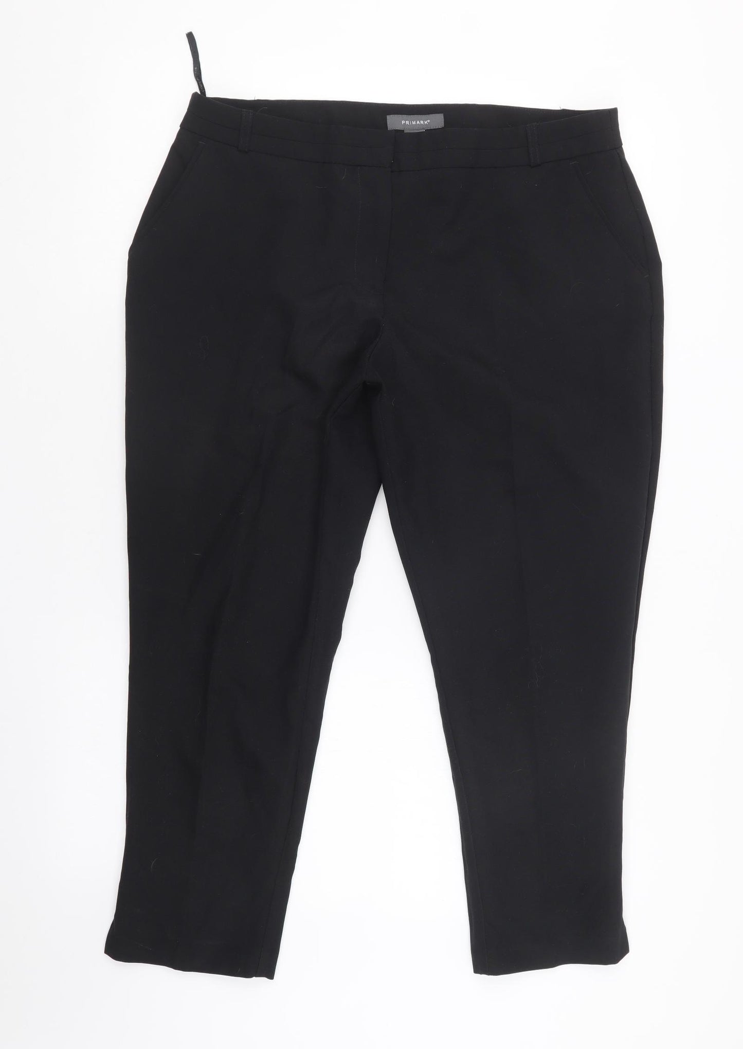Primark Womens Black   Trousers  Size 16 L25 in