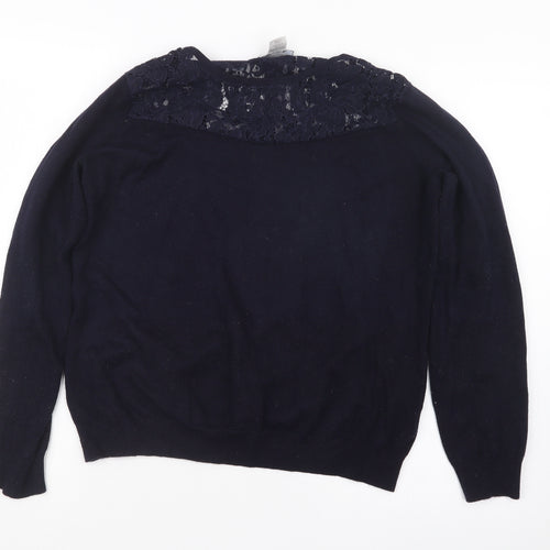 La Redoute Womens Blue  Knit Pullover Jumper Size 18